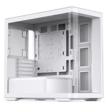 Jonsbo D300 Midi-Tower, 270 Grad, Tempered Glass - white-D300 WHITE
