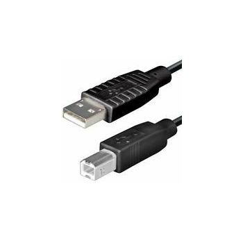 NaviaTec USB 2.0 A muški na B muški kabel, 3m, crni