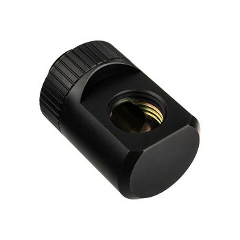 EK Water Blocks EK-Torque Adapter 90 Grad G1/4 Zoll AG auf G1/4 Zoll IG - drehbar, black 3831109814475