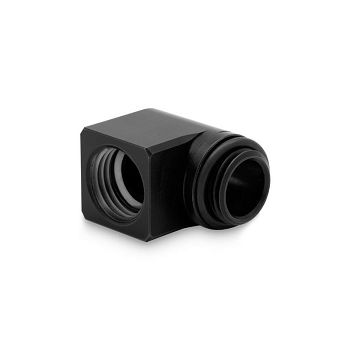 EK Water Blocks EK-Torque Micro Adapter 90 Grad G1/4 Zoll AG auf G1/4 Zoll IG - drehbar, black 3831109849682