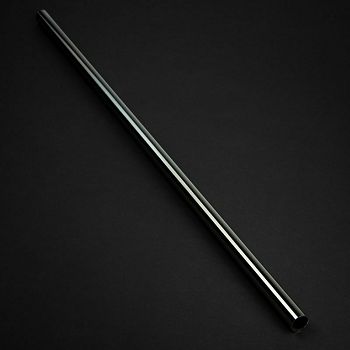 Bitspower None Chamfer Brass Hard Tubing 14mm AD, 500mm - black glänzend BP-NCBHT14BS-L500