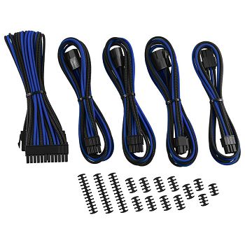 CableMod Classic ModMesh Cable Extension Kit - 8+6 Series - black/blau CM-CAB-CKIT-N86KKB-R