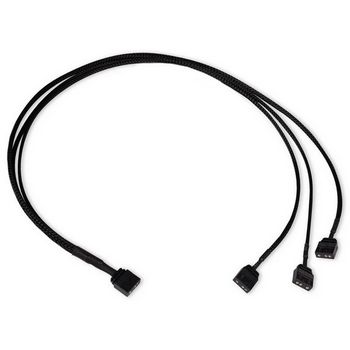 Alphacool Y-Splitter aRGB 3-Pin auf 3x 3-Pin 60cm - black 18707