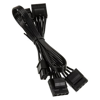 Kolink modulares Anschluss-Kabel für Continuum-napajanjee 4x Molex - black KL-CPL-MXC
