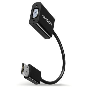 AXAGON RVD-VGN DisplayPort auf VGA Adapter, WUXGA - black RVD-VGN
