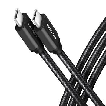 AXAGON BUCM3-CM15AB Kabel USB-C 3.2 Gen 1 auf USB-C 3.2 Gen 1, black - 1,5m BUCM3-CM15AB