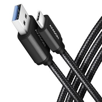 AXAGON BUCM3-AM15AB Kabel USB-C auf USB-A 3.2 Gen 1, black - 1,5m BUCM3-AM15AB