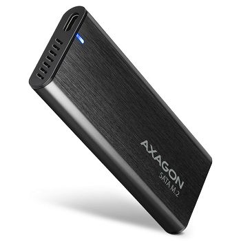 AXAGON EEM2-SBC RAW BOX externes Gehäuse für M.2 SSDs USB-C 3.2 Gen 2 - black EEM2-SBC