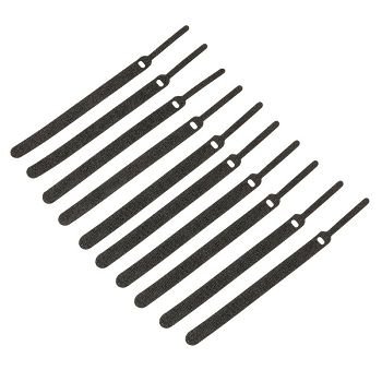 Kolink Kabelbinderset mit Klettverschluss - 10 Stück, black KL-VCT-150