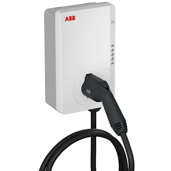 ABB Terra AC W11-G5-R-V2-0 charging station: Terra AC wallbox 11 kW, Type 2, 5 m cable, 3-phase/16 A, with RFID, version 2