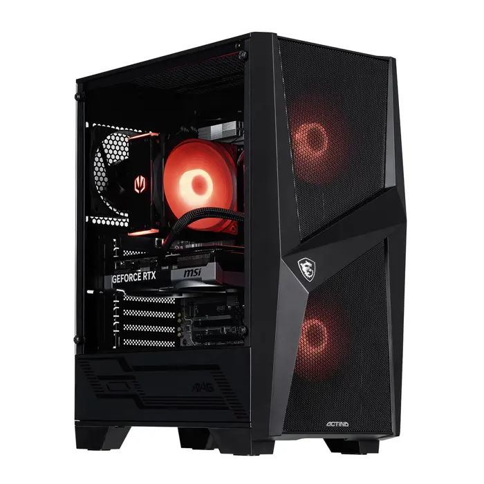 Actina 5901443421573 PC AMD Ryzen™ 5 7600X 32 GB DDR5-SDRAM 1 TB SSD NVIDIA GeForce RTX 5070 Midi Tower Black