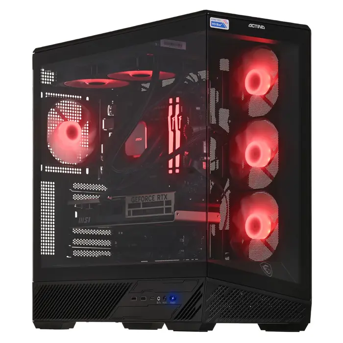 Actina 5901443440284 PC Intel Core Ultra 9 285K 64 GB DDR5-SDRAM 2 TB SSD NVIDIA GeForce RTX 5080 Windows 11 Home Midi Tower Black