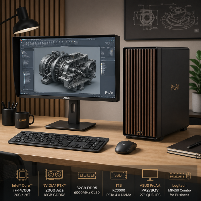 AiO CAD/CAM Workstation Pro i7 RTX 2000 Ada 27"