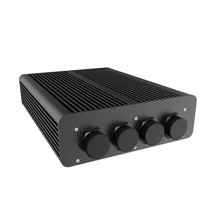 Akasa Pascal TX Plus Thin-mini-ITX Gehäuse für Intel, IP65-Geschützt, Fanless - black-A-ITX58-M1B