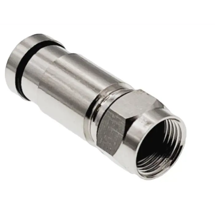 Alantec Złącze F kompresyjne RG6, średnica tulei wewnętrznej 4.55 mm (0,1) (WTR455)