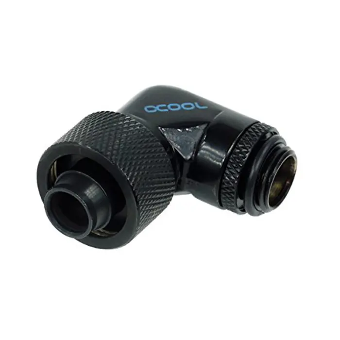 Alphacool HF screw connection 90°, black (17081)