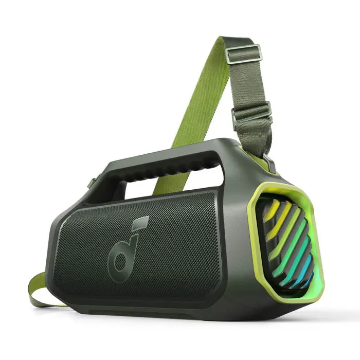 Anker Soundcore BOOM 2 Plus BT 6.0 Portable Bluetooth Speaker, Green