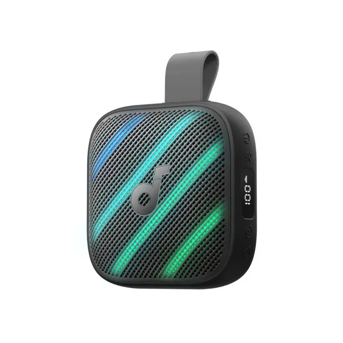 Anker Soundcore Boom Go 3i Portable Bluetooth Speaker, Black