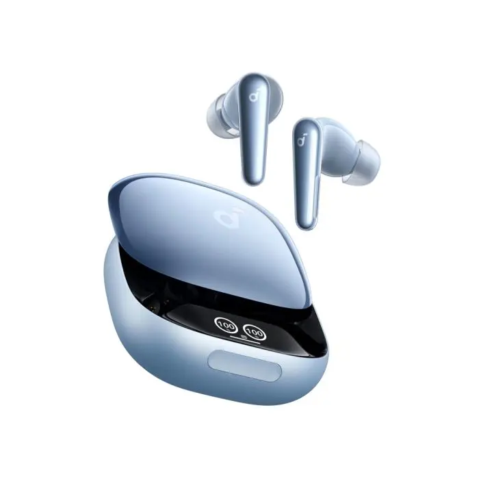 Anker Soundcore Liberty 4 Pro Wireless Headphones, Sparkling Blue
