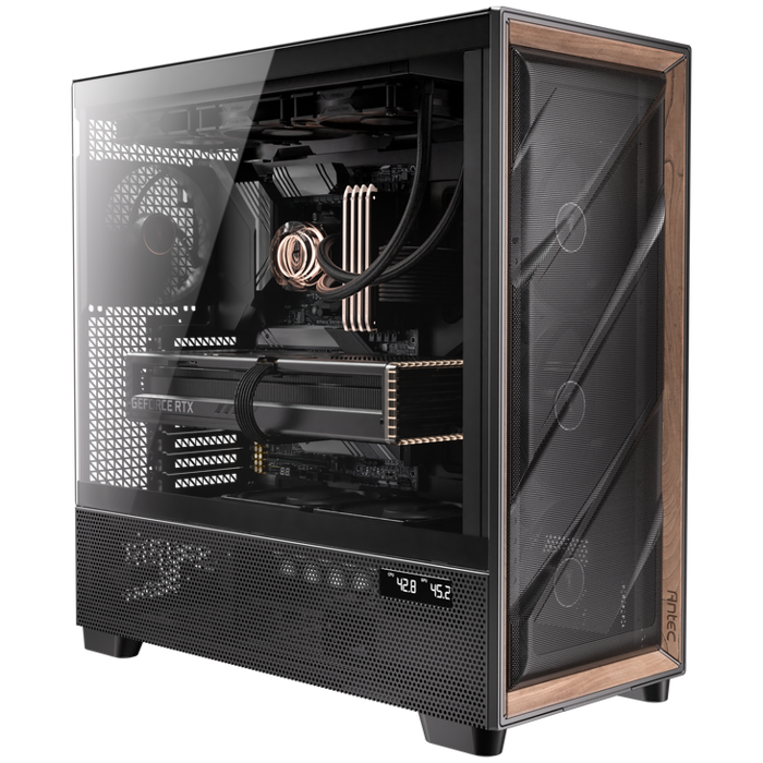 Antec Flux Pro, Full-Tower, E-ATX, Tempered Glass – Black