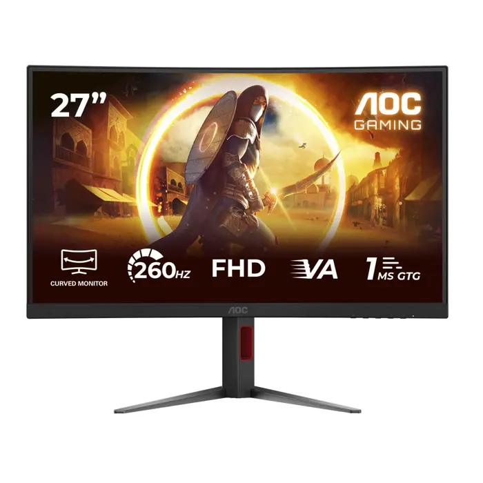 AOC AGON C27G4Z2 (68.5 cm (27 inches), black (matt), FullHD, Fast-VA, HDMI, DP, 240Hz panel)