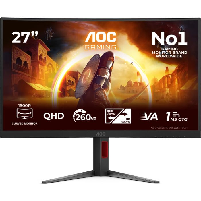 AOC Agon CQ27G4Z2 27" QHD 260/400Hz 1ms ukrivljen gaming monitor