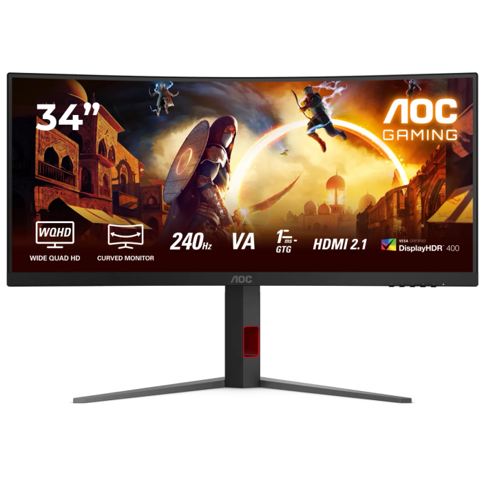 AOC Agon CU34G4Z 34" WQHD 240Hz 1ms ukrivljen gaming monitor