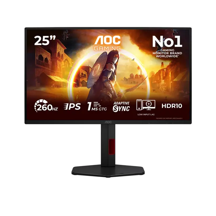 AOC G4 25G4ZR computer monitor 62.2 cm (24.5") 1920 x 1080 pixels LCD Black, Red