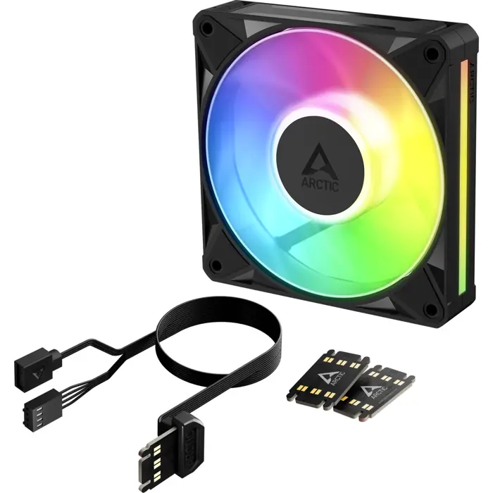 Arctic BioniX P12 A-RGB (black/white, 120 mm)