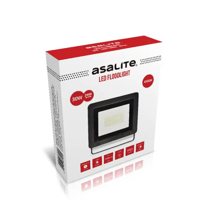 ASALITE LED spotlight 30W 4500K, 2400Lm