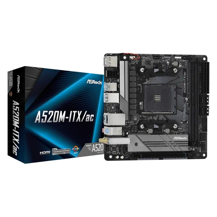 Asrock A520M-ITX/ac, S.AM4