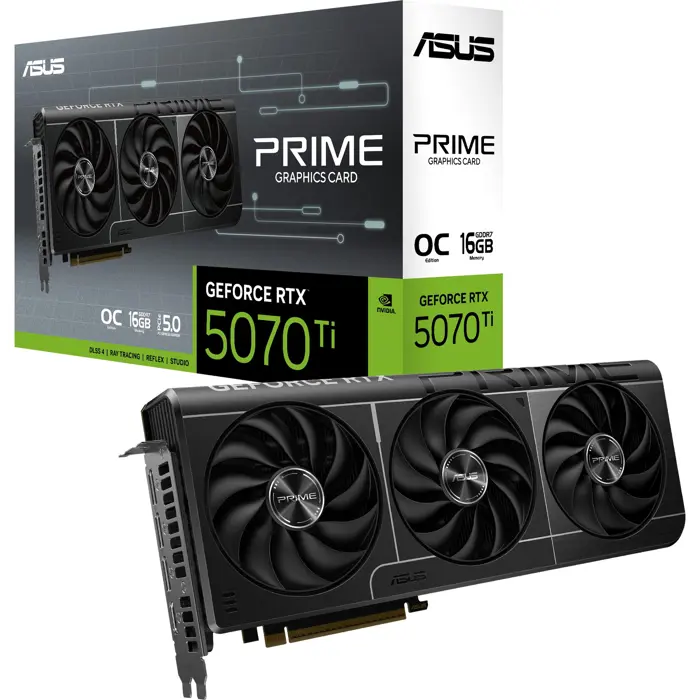 ASUS PRIME GeForce RTX 5070 Ti OC 16GB GDDR7 PRIME-RTX5070TI-O16G
