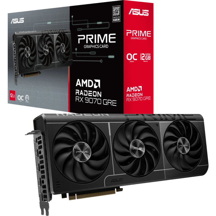 ASUS grafična kartica Prime Radeon RX 9070 GRE 12GB GDDR6, PCI-E 5.0