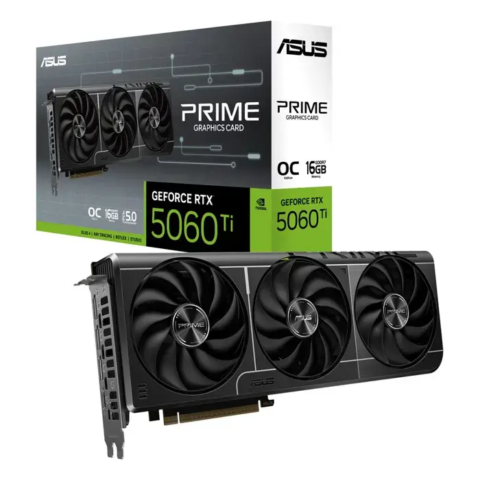 ASUS PRIME GeForce RTX 5060 Ti 16GB GDDR7, PRIME-RTX5060TI-O16G