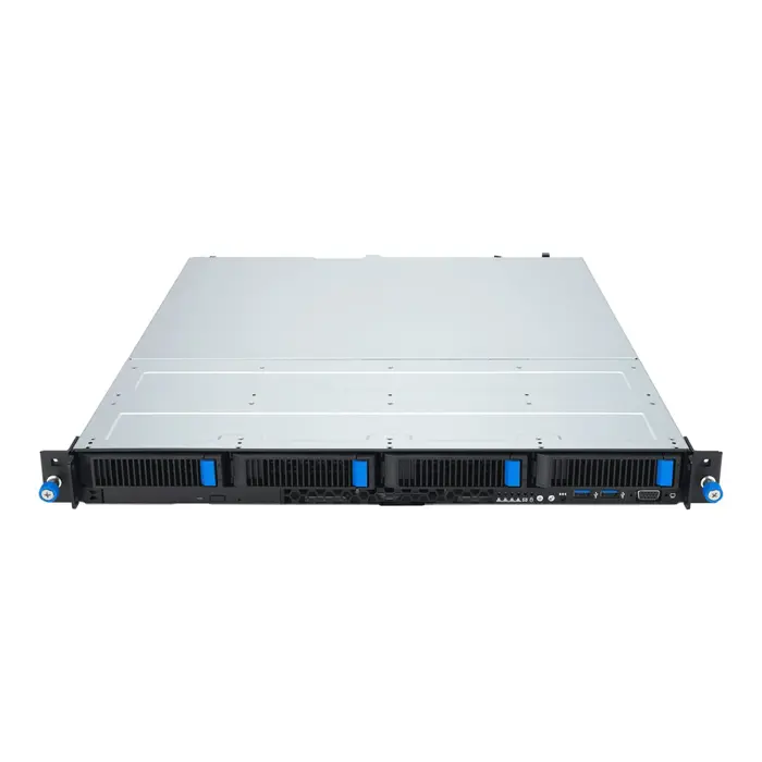 ASUS Rack 1U RS300-E12-RS4/350W Intel C262 LGA1700 95W 4xDDR5 4400/4000/3600 4x3,5"/2,5" 4*SATA/SAS/NVMe 2x Intel I210AT 1x Management Port, 1+1 450W 80 PLUS Platinum