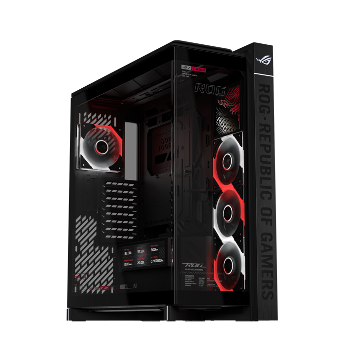 ASUS ROG CRONOX GR801 CURVE TG ARGB BLACK Midi Tower