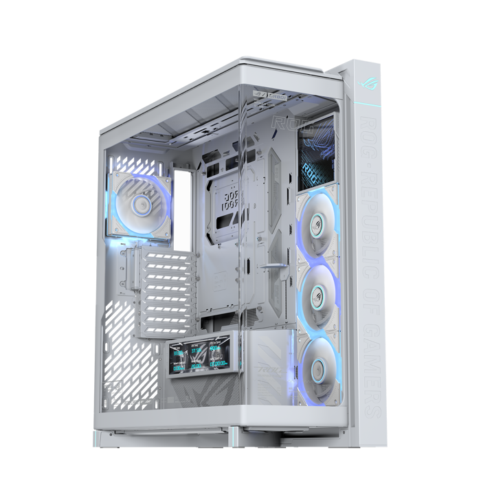 ASUS ROG CRONOX GR801 CURVE TG ARGB WHITE Midi Tower