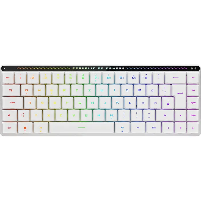 Asus ROG Falchion RX (white, DE layout, ROG RX Red)