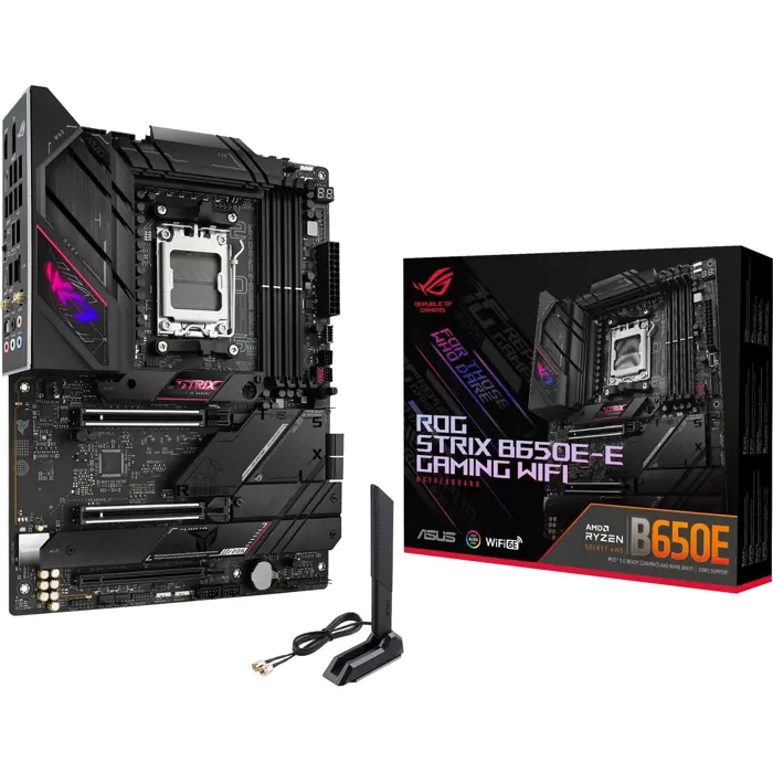 ASUS ROG STRIX B650E-E GAMING WIFI, motherboard (black) - AM5