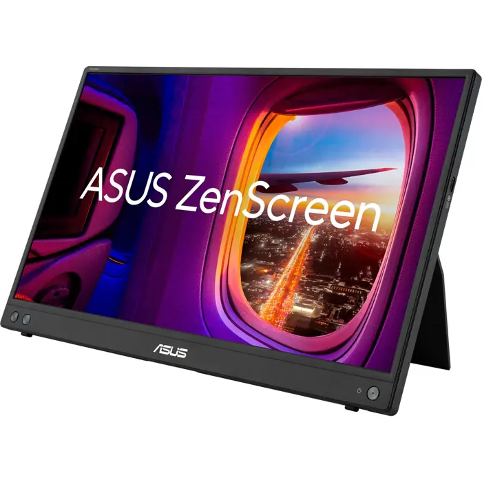 ASUS ZenScreen MB16AHV, LED monitor - 15.6 - black, FullHD, IPS, USB-C, Mini-HDMI