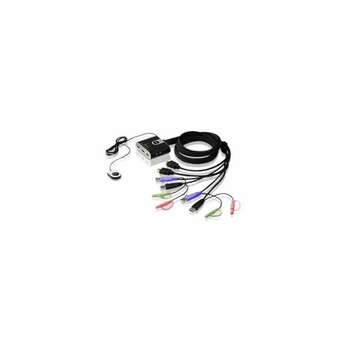 ATEN 2-Port USB HDMI KVM Switch with Audio