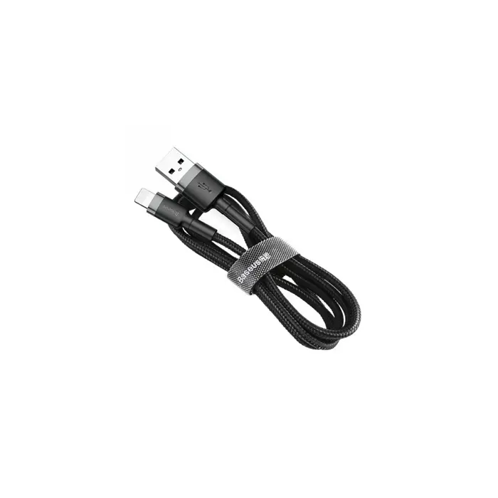 BASEUS Cafule CALKLF-BG1 podatakani kabel, 1 m, crno-sivi