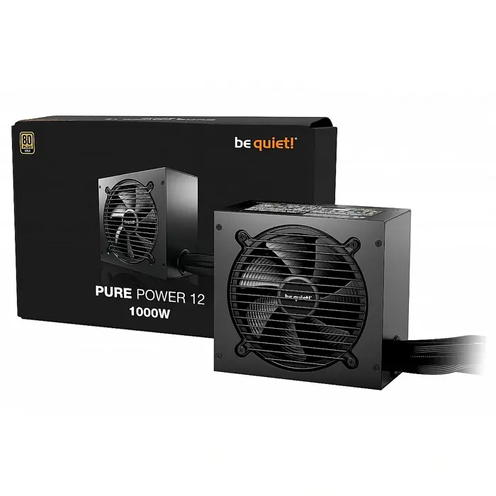 be quiet! Pure Power 12 napajanje 80 PLUS Gold, ATX 3.1, PCIe 5.1 - 1000 Watt-BP005EU