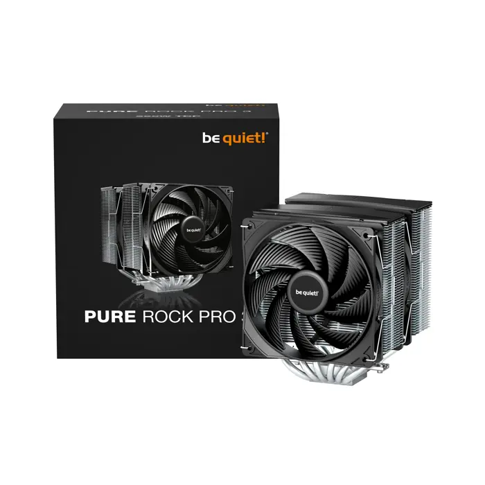 be quiet! Pure Rock Pro 3 CPU-Kühler - 120mm, silber-BK041