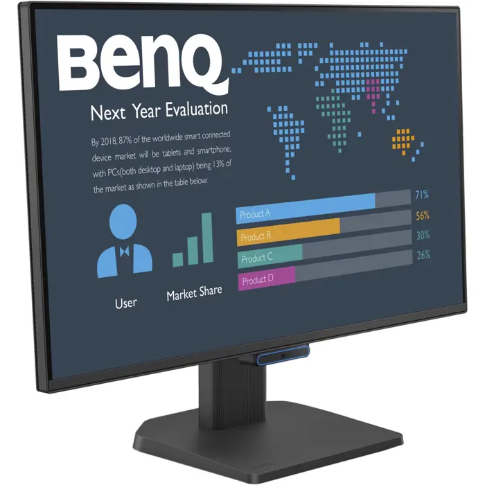 BenQ BL2490C (60.5 cm (23.8 inches), black, FullHD, IPS, HDMI, DP, USB-C, 144Hz panel)
