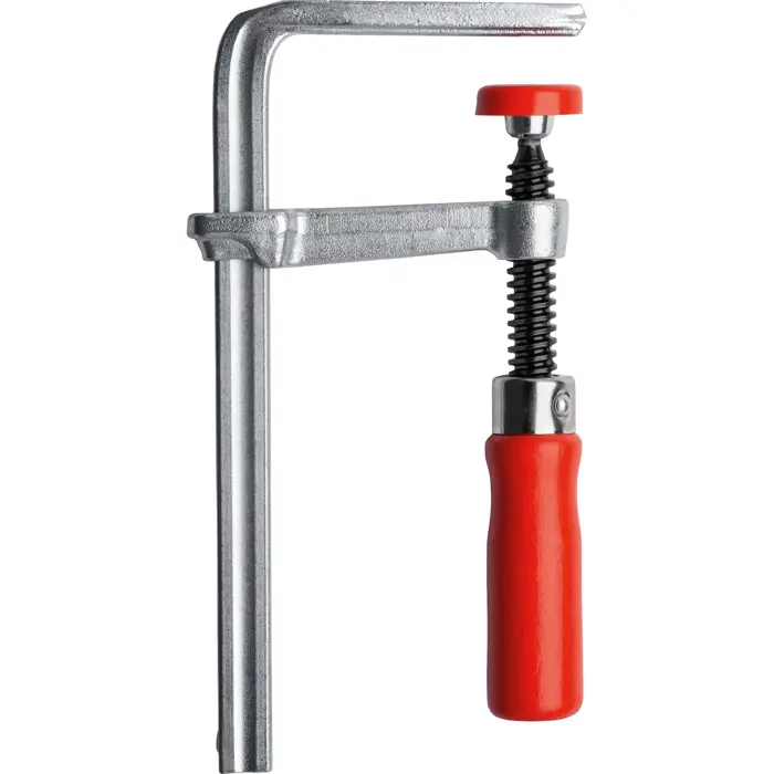 BESSEY all-steel table clamp GTR16B6 silver/red, 160 / 60, for guide rails