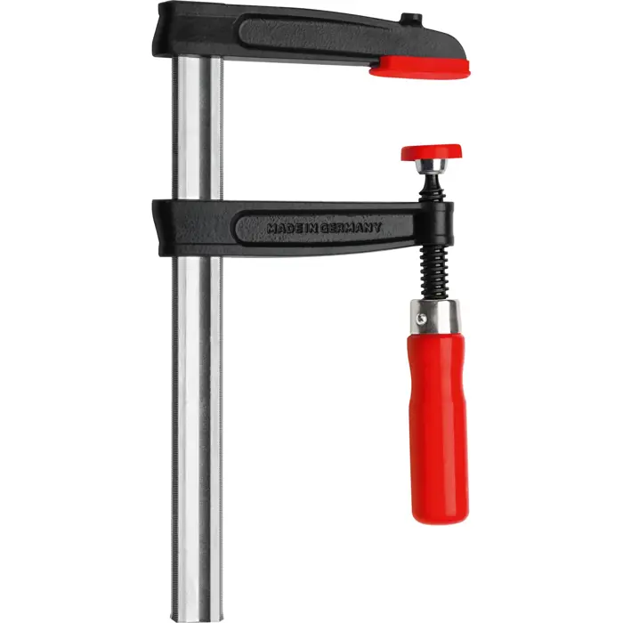 Bessey malleable cast iron screw clamp TPN20B6BE (red/black, 200/60)