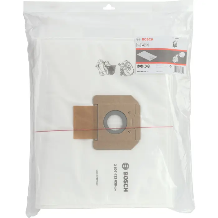 Bosch 5 pc. Fleece filter bags GAS 55 - 2607432038