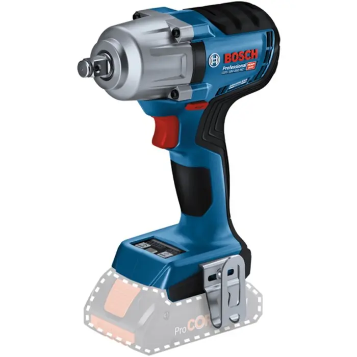 Bosch Cordless Impact Wrench GDS 18V-450 HC Professional solo, 18V (blue/black, Bluetooth module, without battery and charger, in L-BOXX)