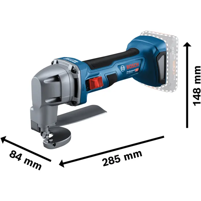 Bosch cordless metal scissors GSC 18V-16 E Professional solo, 18 volts (blue/black, without battery and charger)